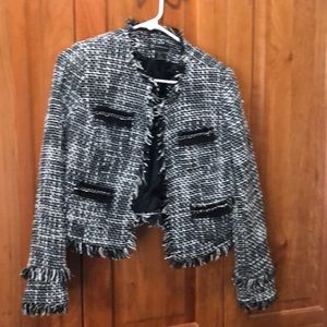 Black and white INC blazer